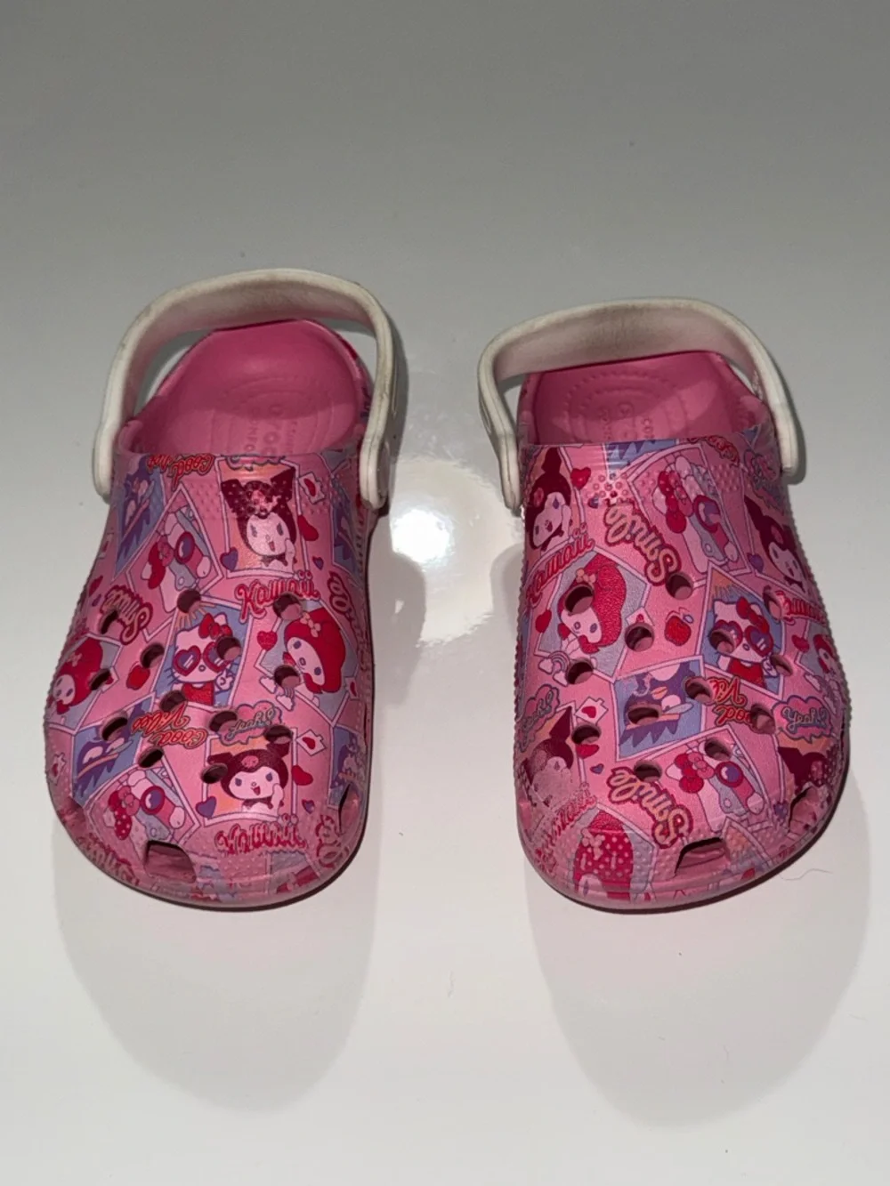 Crocs Hello Kitty and Friends Classic Pink Clogs CROCS Youth Girl Size C 13